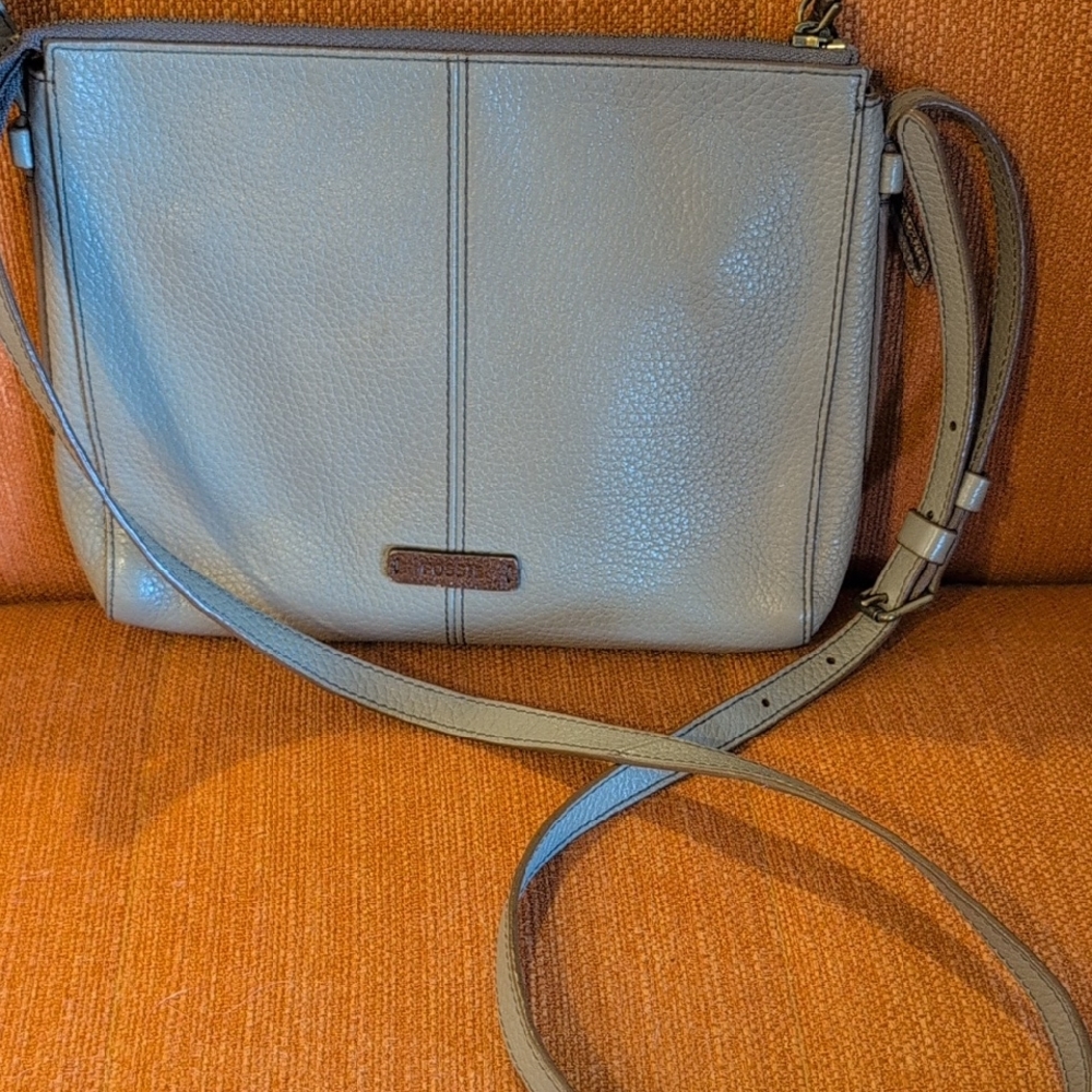 Fossil Light Tan Crossbody Bag